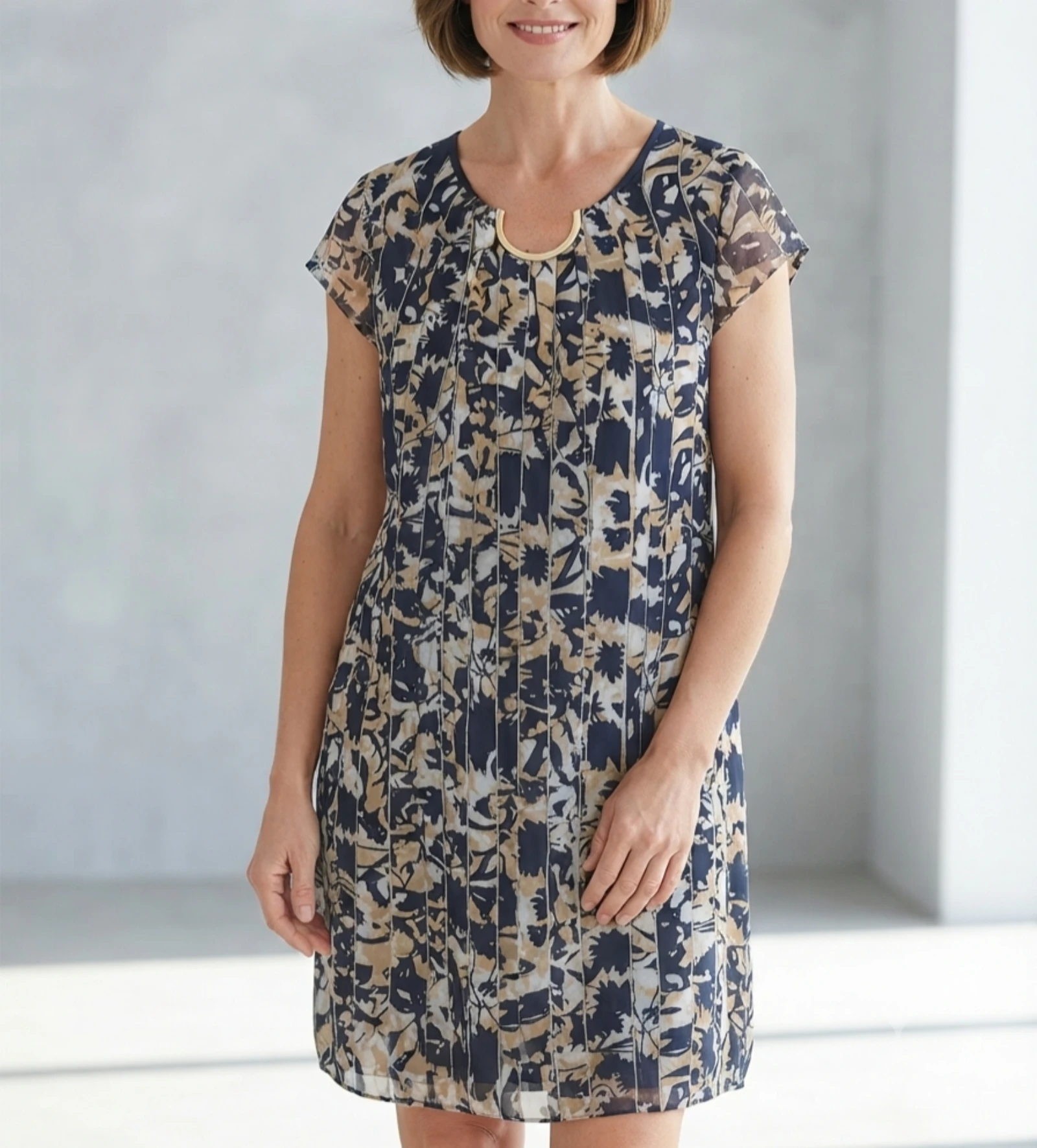 Vestido estampado Dolcezza (Talla 52)